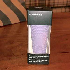 COPY - Brand new never used little Starbucks keychain.